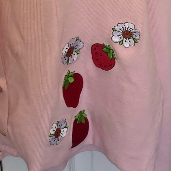 Boxlunch Strawberry Shortcake Portrait Collared Cardigan - Picture 6 of 8